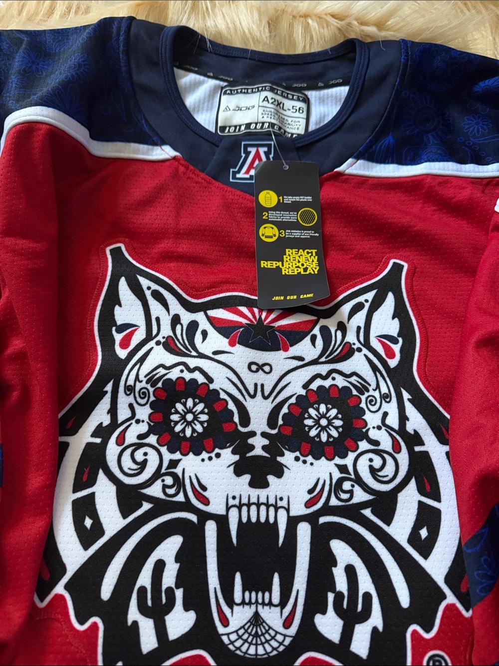 Red Graphic Men's Jersey Shirt